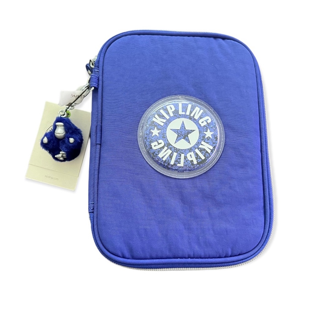 Kipling 100 Pen Case Twilight Blue NWT